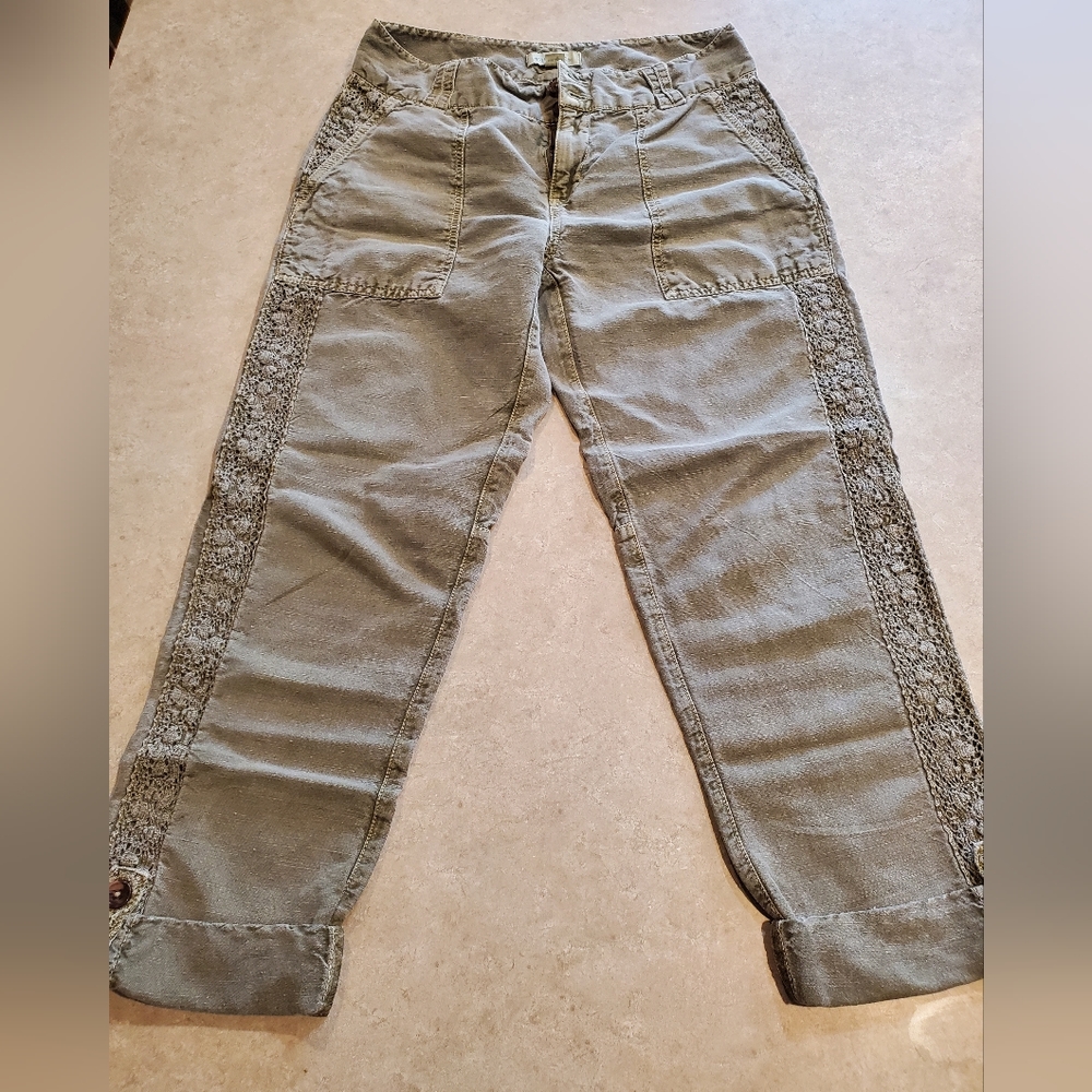 Sundance Linen/Cotton blend Capris